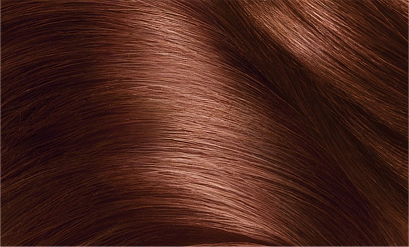 Haircolor 55 Light Mahogany Brown Excellence Creme Hair Swatch